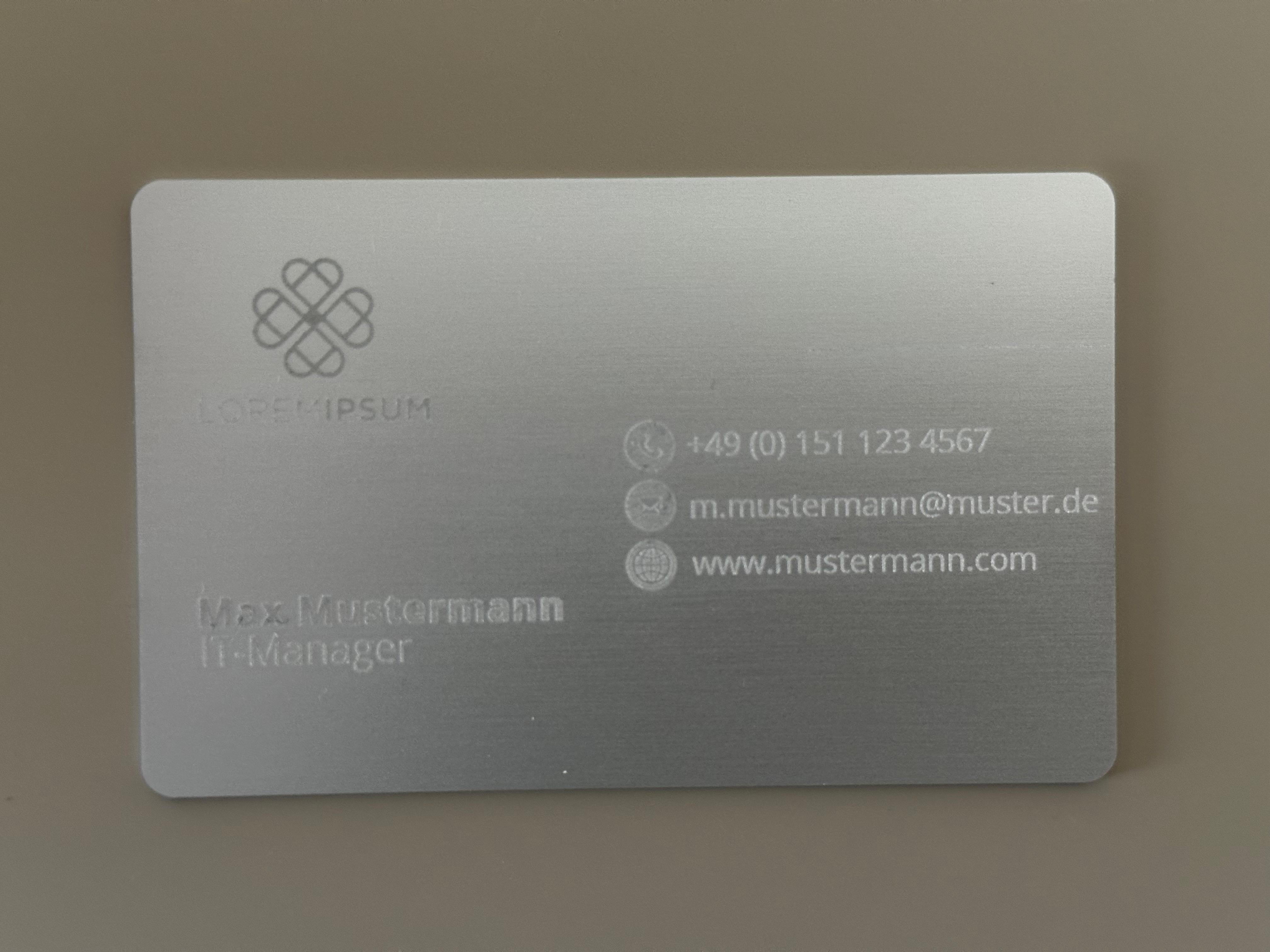 Gold Premium Visitenkarte